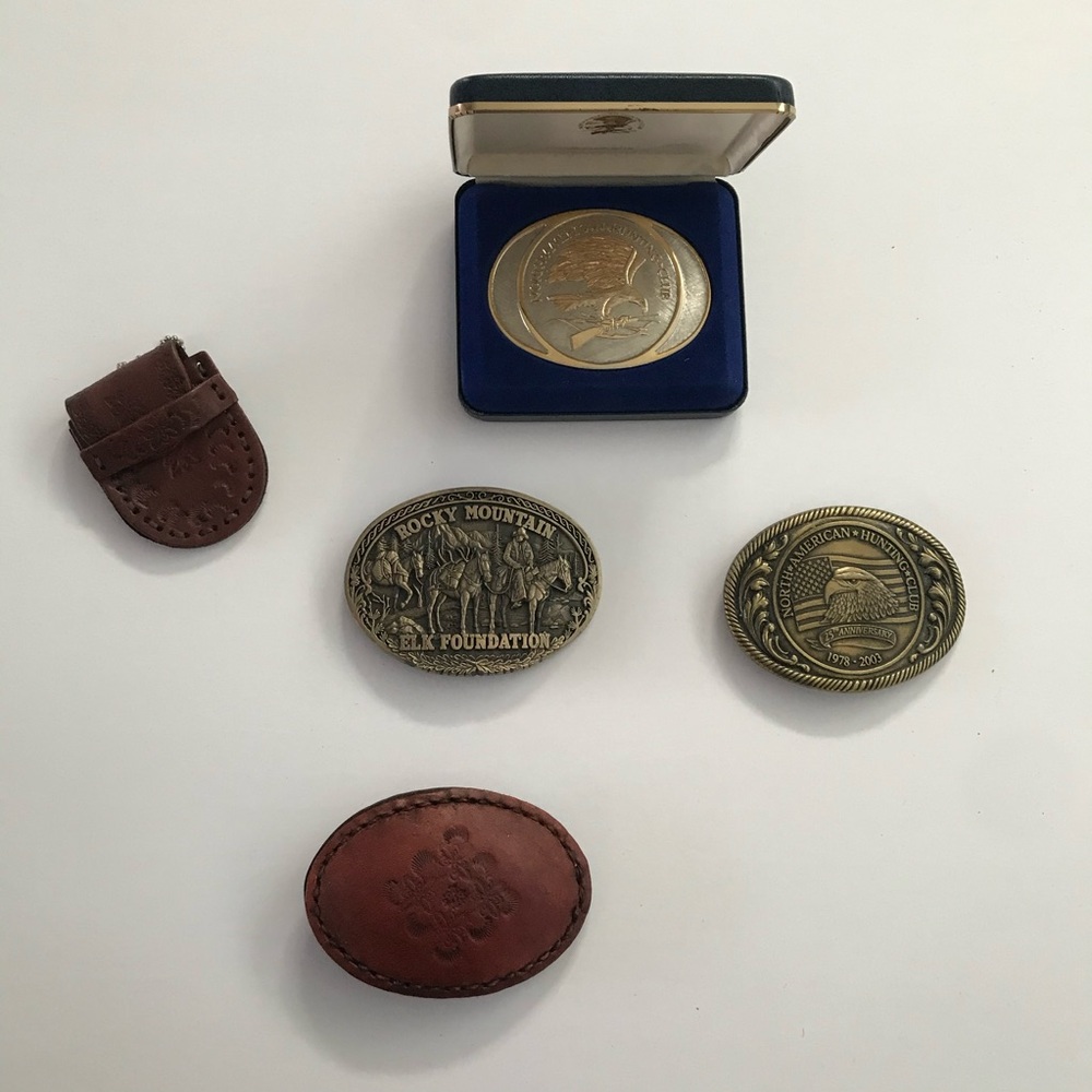 Men’s belt buckle set